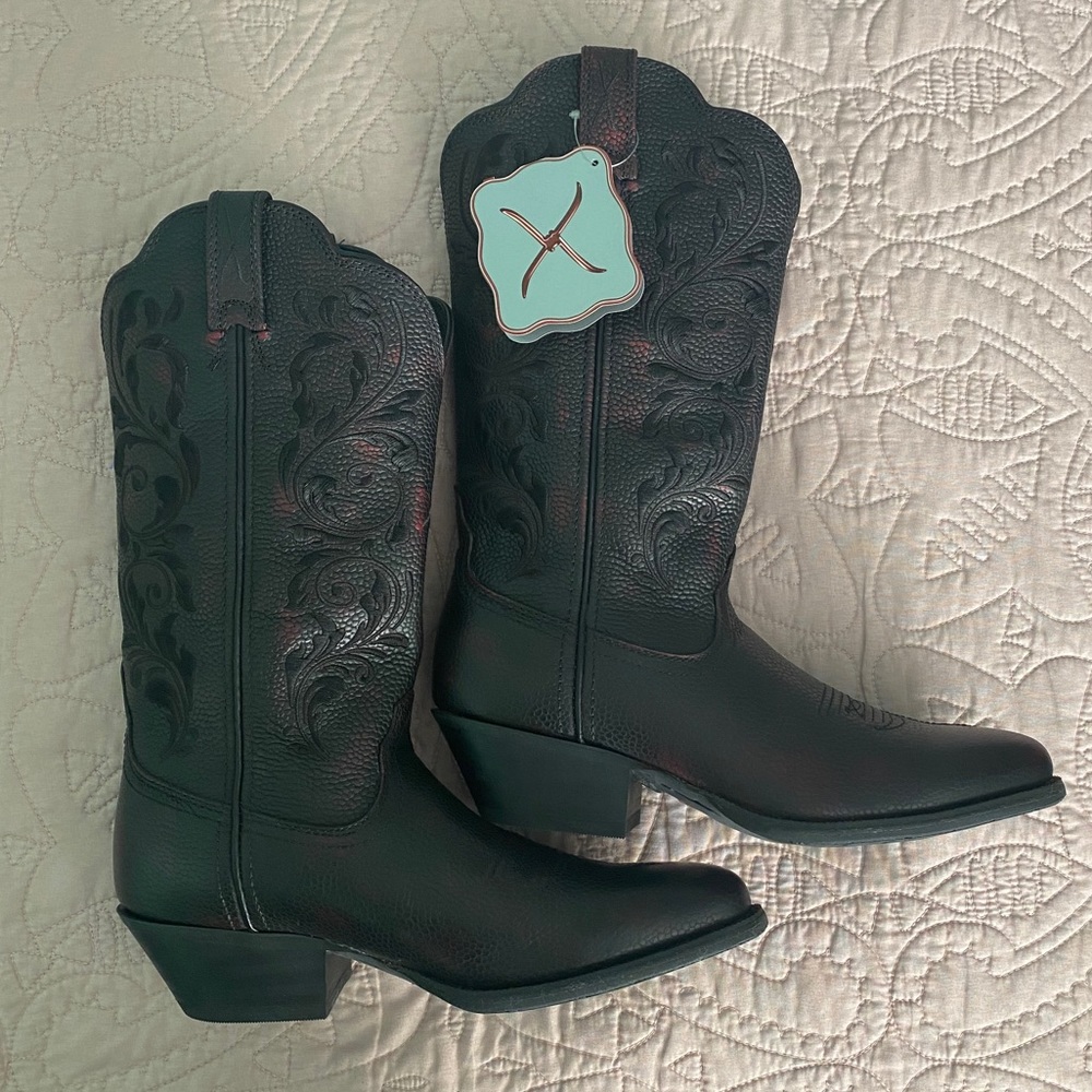 Twisted X Burgundy Round Toe Cowboy Boots